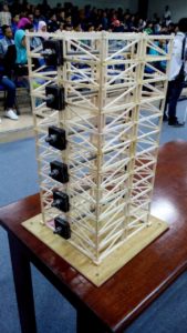 Model bangunan tahan gempa karya Tim Sipil UWIKA