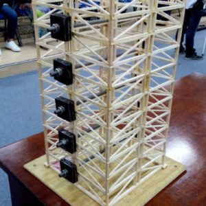 Model bangunan tahan gempa  karya Tim Sipil UWIKA